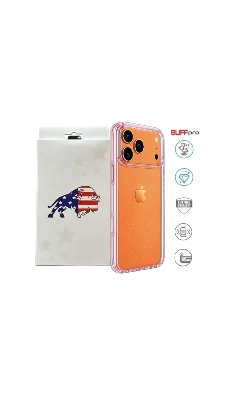 Capa BUFF Pro Crystal Glitter Shock Rose