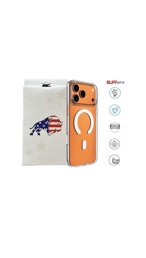 Capa BUFF Pro Crystal Shock MagSafe 
